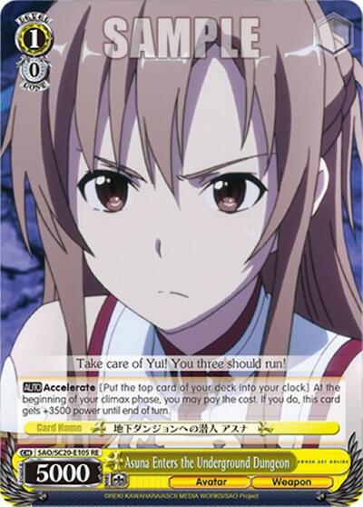 Asuna Enters the Underground Dungeon SAO/SC20-E105 RE