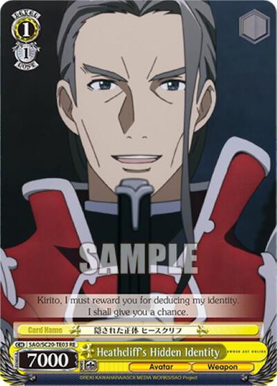 Heathcliff's Hidden Identity SAO/S20-TE03 RE