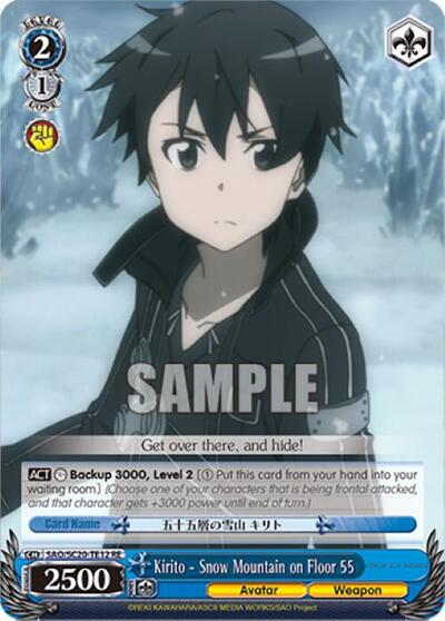 Kirito - Snow Mountain on Floor 55 SAO/S20-TE12 RE