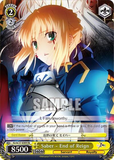 Saber - End of Reign FZ/SC17-E009 RE