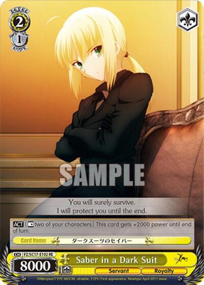 Saber in a Dark Suit FZ/SC17-E102 RE