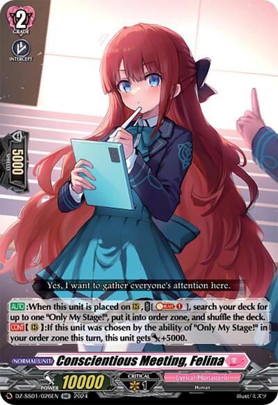 Conscientious Meeting, Felina [D-Format] DZ-SS01/026EN