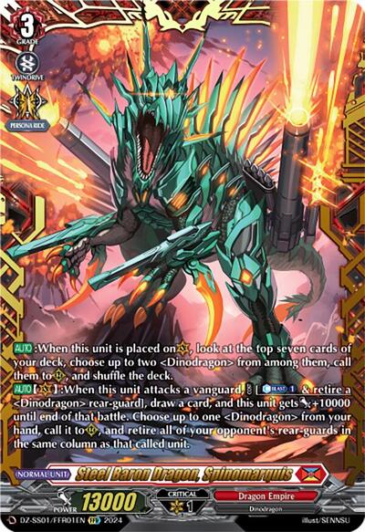 Steel Baron Dragon, Spinomarquis [D-Format] DZ-SS01/FFR01EN