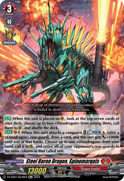 Steel Baron Dragon, Spinomarquis [D-Format] DZ-SS01/Re36EN