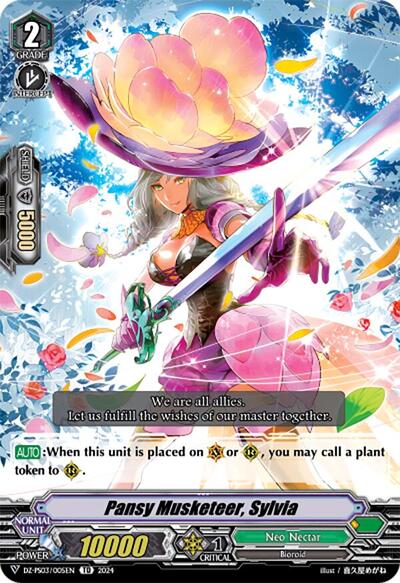 Pansy Musketeer, Sylvia [V Format] DZ-PS03/005EN