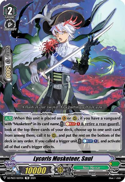 Lycoris Musketeer, Saul [V Format] DZ-PS03/007EN