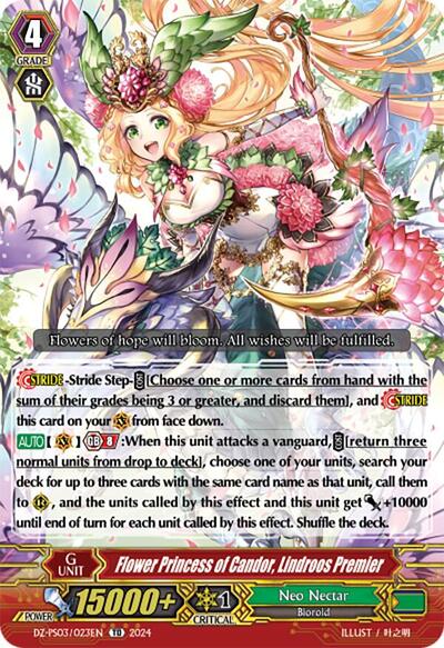 Flower Princess of Candor, Lindroos Premier [P-Format] DZ-PS03/023EN