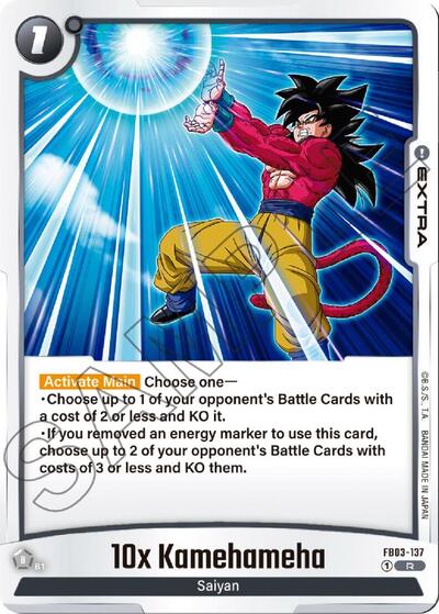 10x Kamehameha (FB03-137) [Fusion World] FB03-137