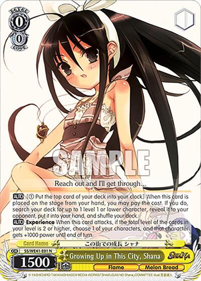 Growing Up in This City, Shana SS/WE41-E01 N