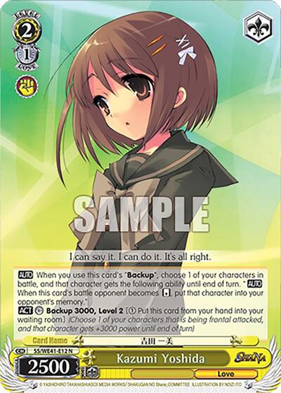 Kazumi Yoshida SS/WE41-E12 N