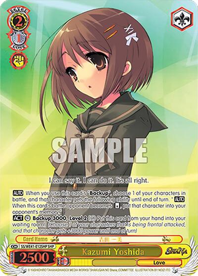 Kazumi Yoshida SS/WE41-E12SHP SHP