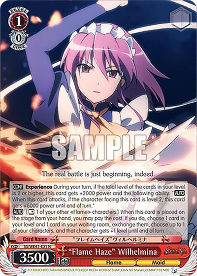 “Flame Haze” Wilhelmina SS/WE41-E31 N