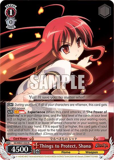 Things to Protect, Shana SS/WE41-E33 N