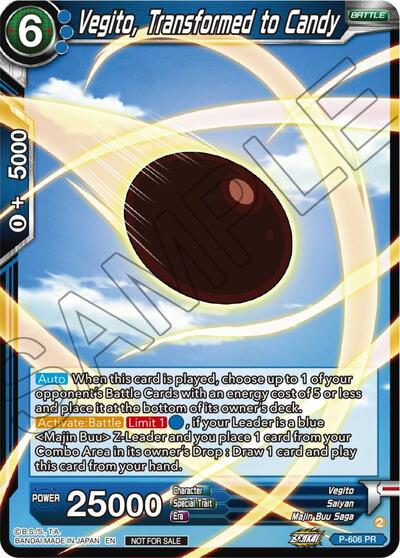 Vegito, Transformed to Candy
