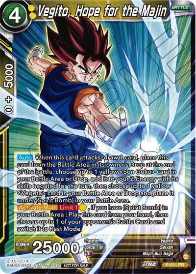 Vegito, Hope for the Majin