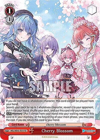 Cherry Blossom HOL/WE45-TE10 TD — hololive production feat. Weiss Schwarz Ambassadors Premium Set