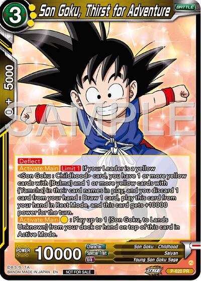 Son Goku, Thirst for Adventure P-620
