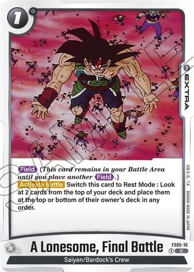 A Lonesome, Final Battle (FS05-16) [Fusion World] FS05-16