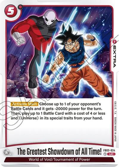 The Greatest Showdown of All Time! (FB03-024) [Fusion World] FB03-024