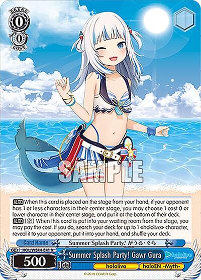 Summer Splash Party! Gawr Gura HOL/WE44-E41 N
