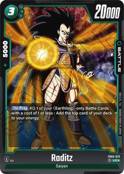 Raditz (FB03-073) [Fusion World] FB03-073
