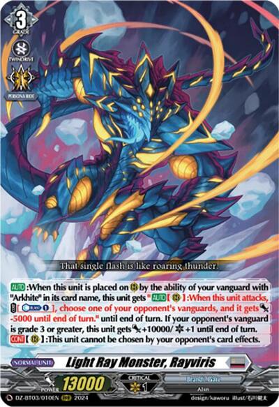 Light Ray Monster, Rayviris [D-Format] DZ-BT03/010EN