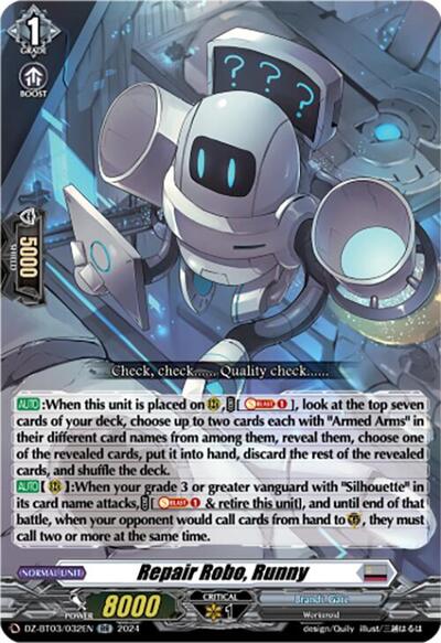 Repair Robo, Runny [D-Format] DZ-BT03/032EN