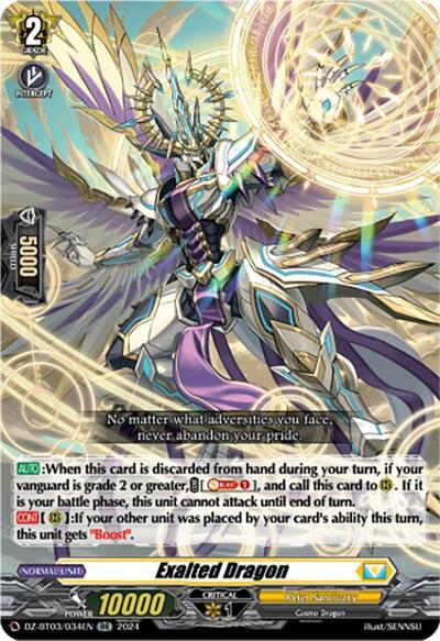 Exalted Dragon [D-Format] DZ-BT03/034EN