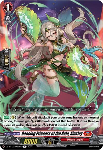 Dancing Princess of the Gale, Ainsley [D-Format] DZ-BT03/062EN