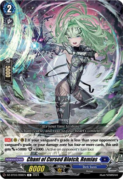 Chant of Cursed Blotch, Remias [D-Format] DZ-BT03/098EN
