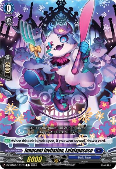 Innocent Invitation, Lalalapococo [D-Format] DZ-BT03/101EN