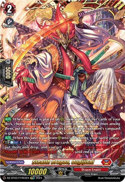 Stealth Dragon, Ougijishi [D-Format] DZ-BT03/FFR03EN