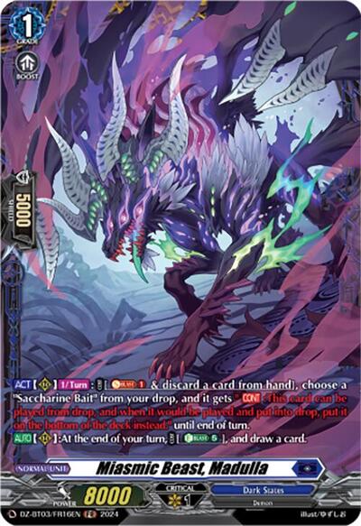Miasmic Beast, Madulla [D-Format] DZ-BT03/FR16EN