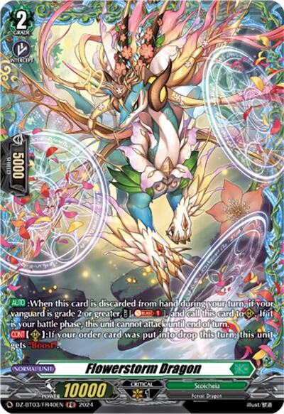 Flowerstorm Dragon [D-Format] DZ-BT03/FR40EN