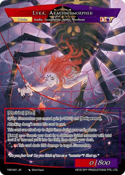 Lyka, Arachnidmorphed TSR-081 JR