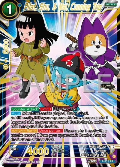 Pilaf, Shu, & Mai, Cunning Trio