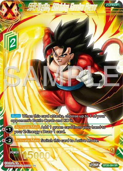 SS4 Vegito, Attaining Greater Power BT26-064