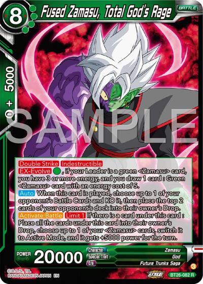Fused Zamasu, Total God's Rage BT26-082