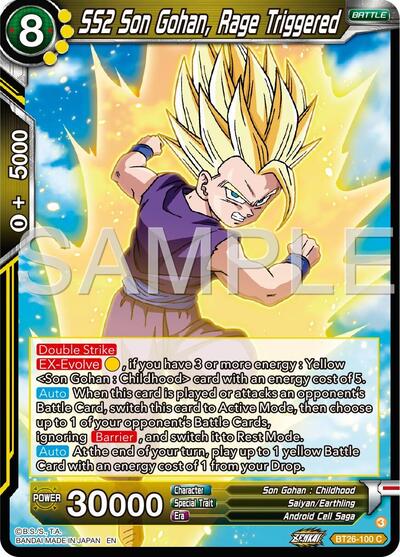 SS2 Son Gohan, Rage Triggered BT26-100