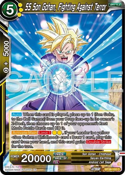 SS Son Gohan, Fighting Against Terror BT26-102