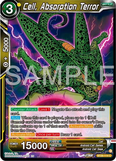 Cell, Absorption Terror BT26-114 — Ultimate Advent