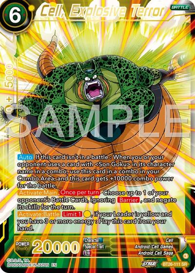 Cell, Explosive Terror BT26-1111