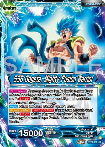 Gogeta // SSB Gogeta, Mighty Fusion Warrior BT26-031