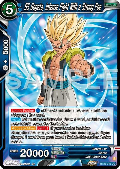 SS Gogeta, Intense Fight With a Strong Foe BT26-046
