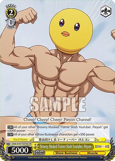 Brawny Masked Trainer Slash Youtuber, Pieyon OSK/S107-E016S SR