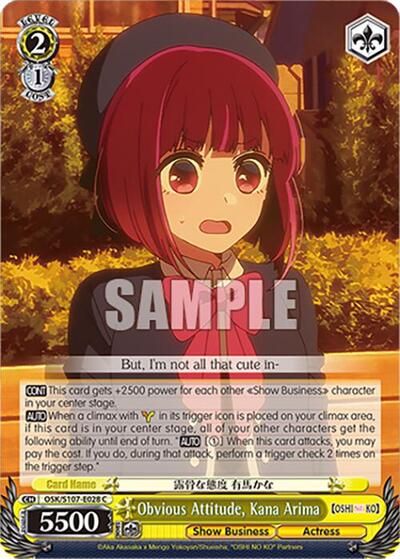 Obvious Attitude, Kana Arima OSK/S107-E028 C