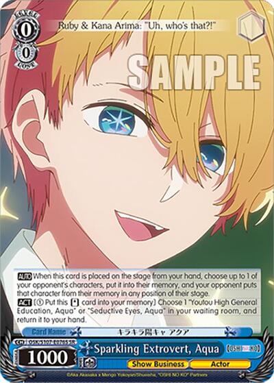 Sparkling Extrovert, Aqua OSK/S107-E076S SR