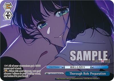 Thorough Role Preparation OSK/S107-E098OFR OFR