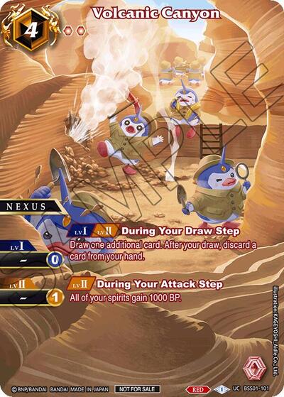 Volcanic Canyon BSS01-101
