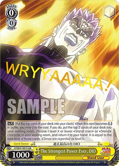 The Strongest Power Ever, DIO JJ/SE41-E01J JJR
